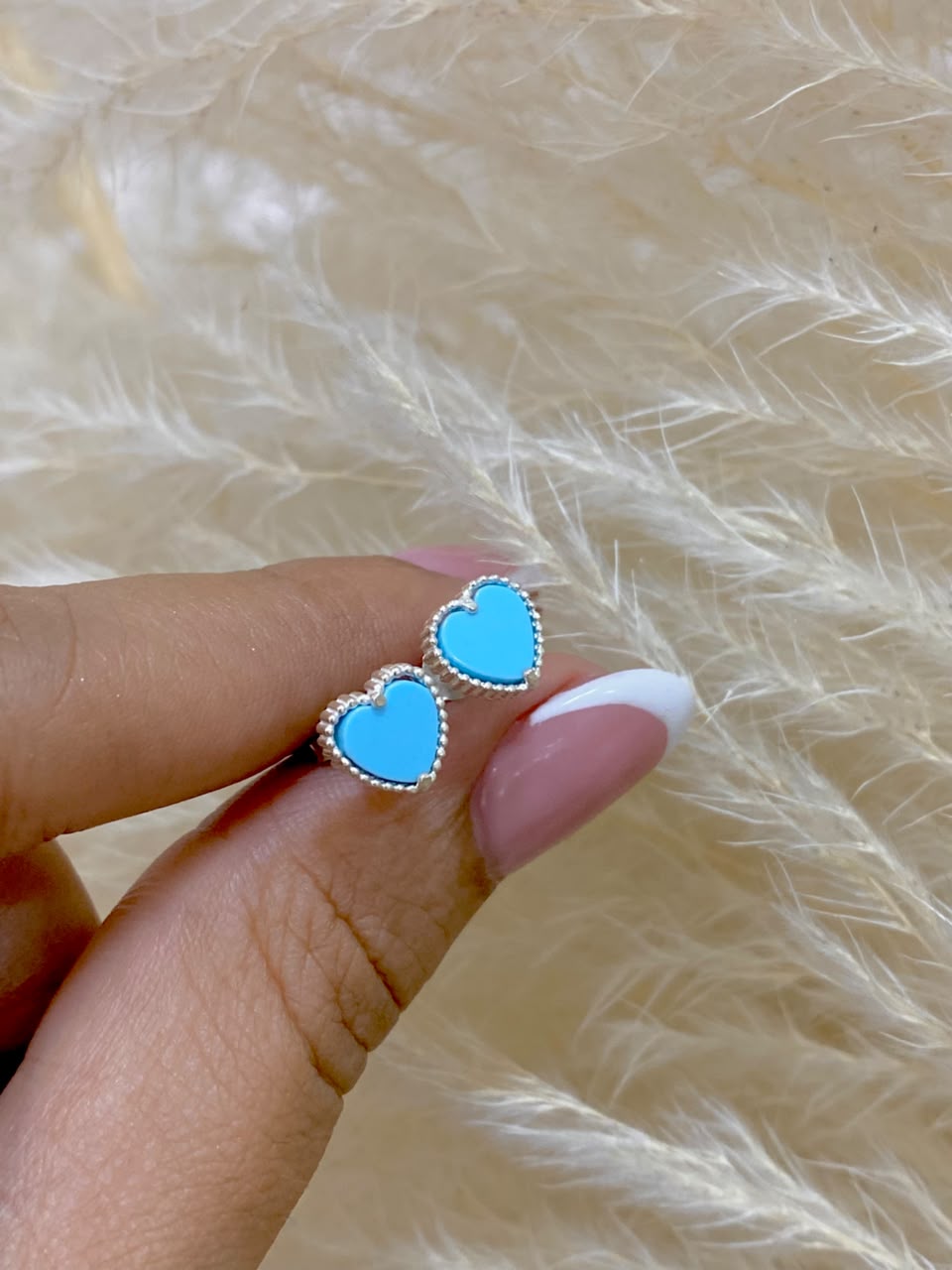 Topos corazón Azul
