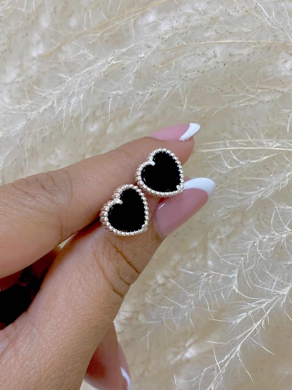 Topos corazón Negro