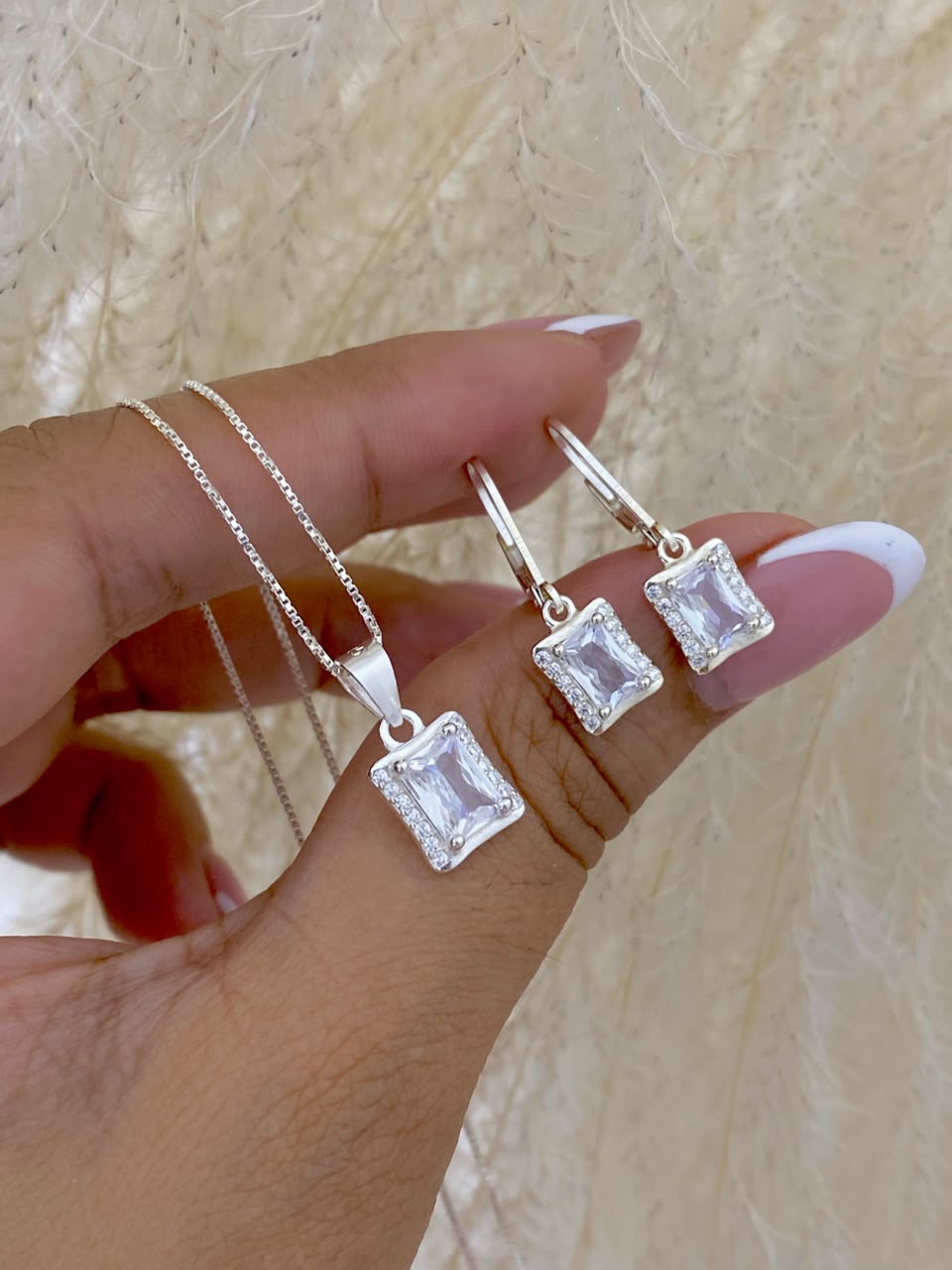 Set cuadro cristal