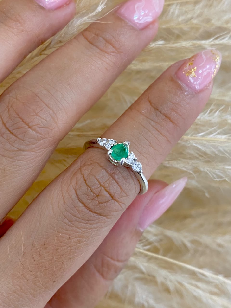 Anillo esmeralda TALLA 6