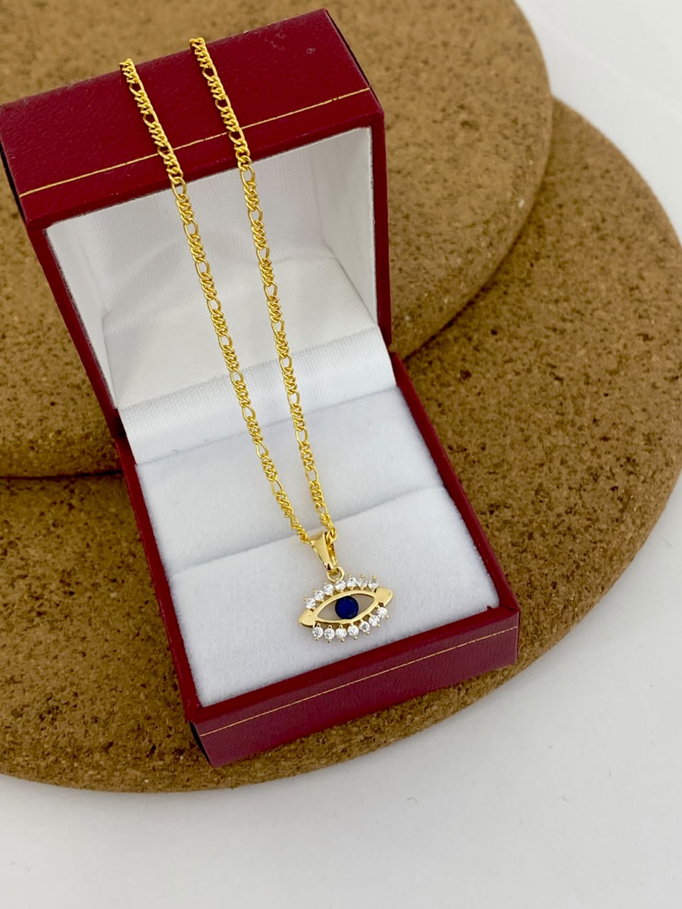 Cadena Cartier 50cm-2mm + ojo turco