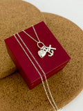 Cadena Cartier 45cm + dije tres Gracias