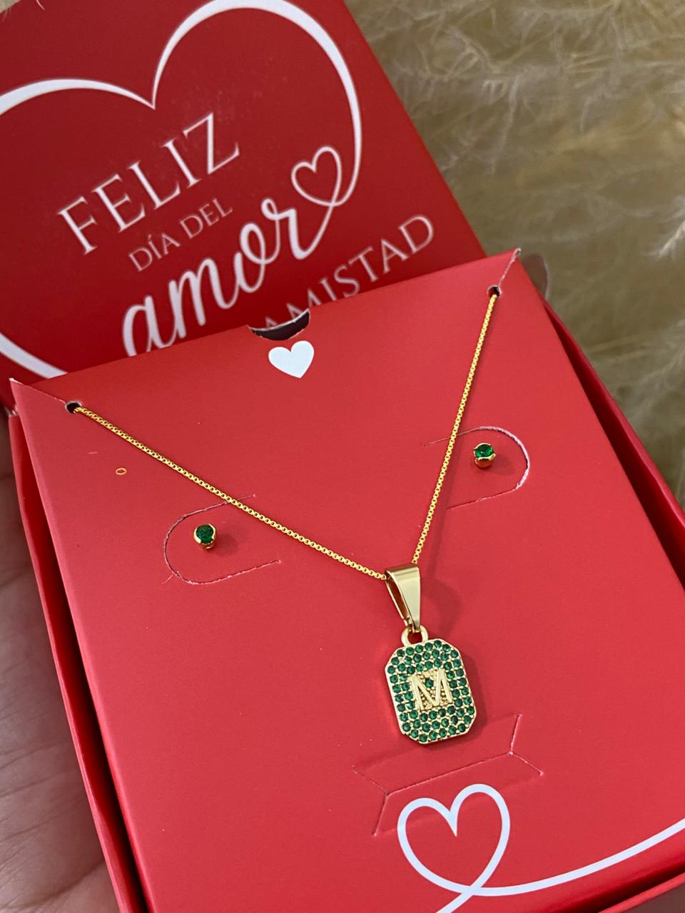 Set inicial circon verde