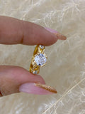 Anillo exclusivo circón Cristal talla 6