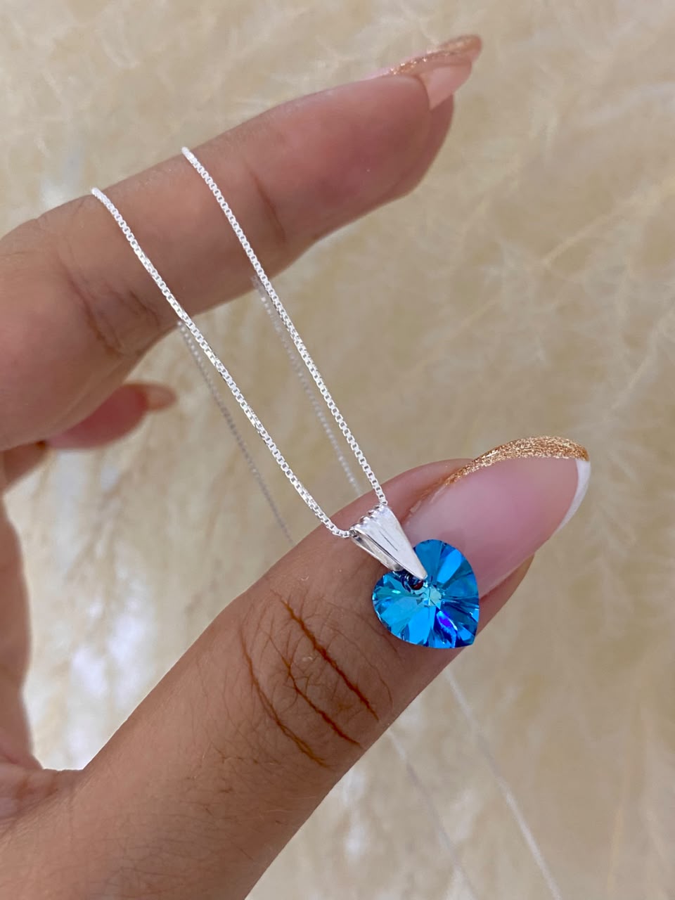 Cadena 45cm + dije corazon