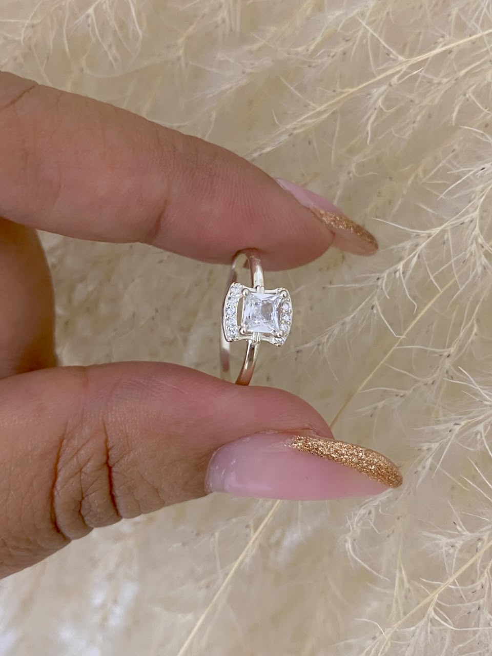 Anillo Circon Cristal talla 5