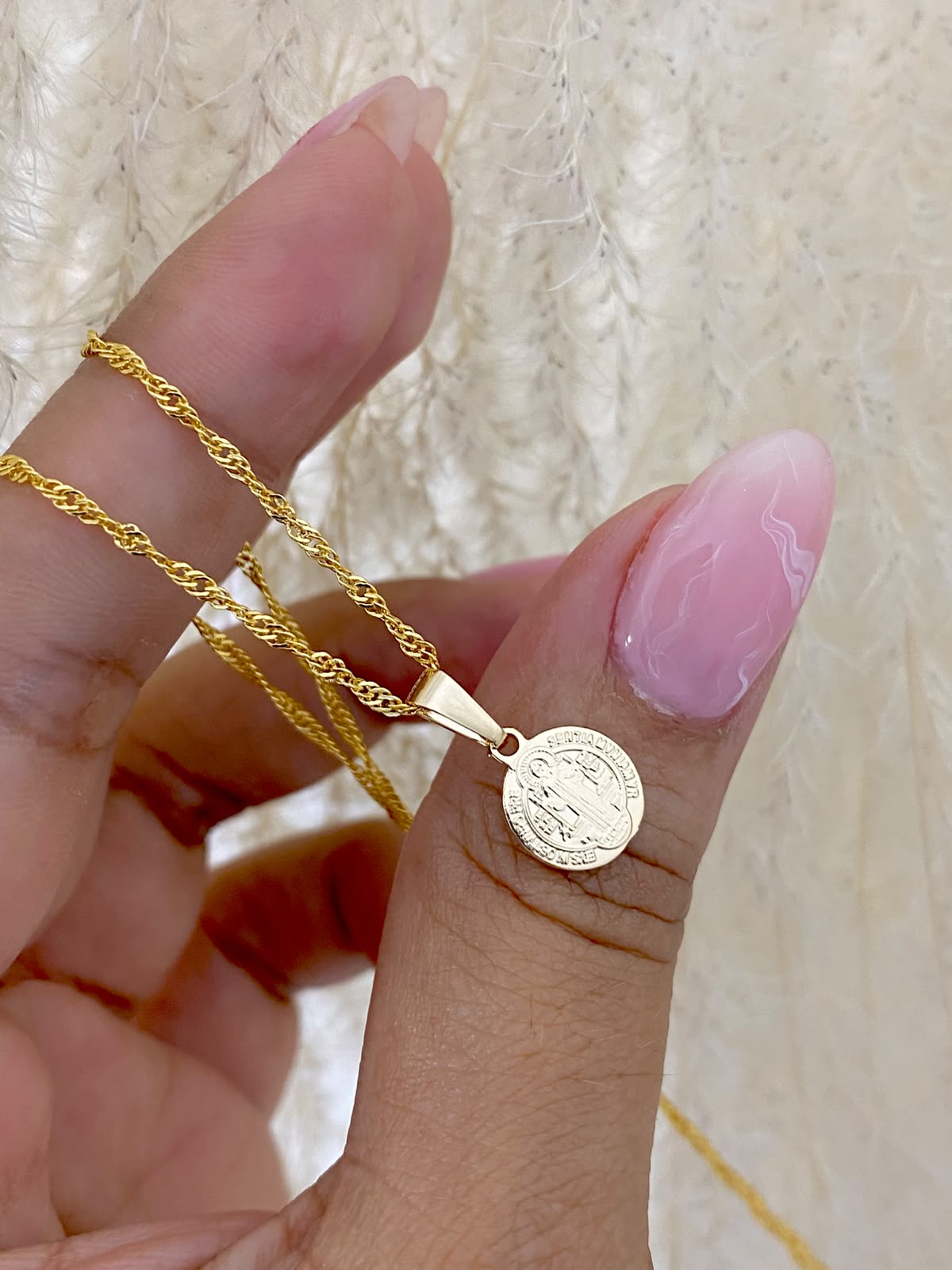 cadena+medalla de Fé