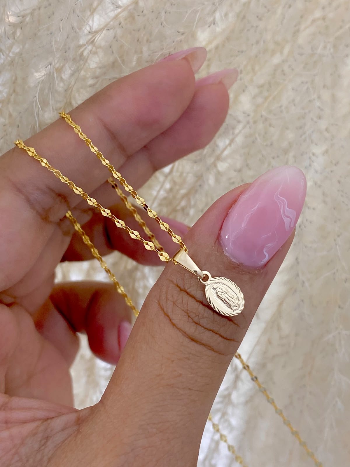 cadena+medalla de Fé