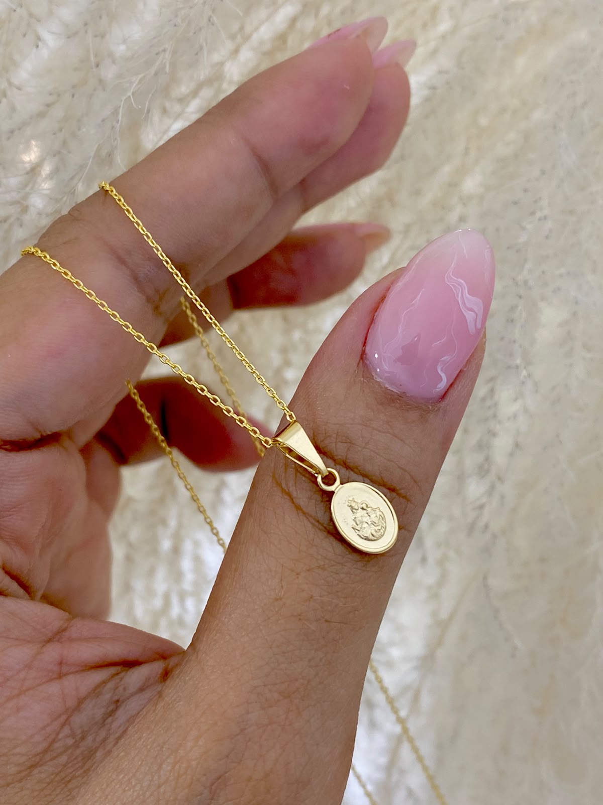 cadena+medalla de Fé