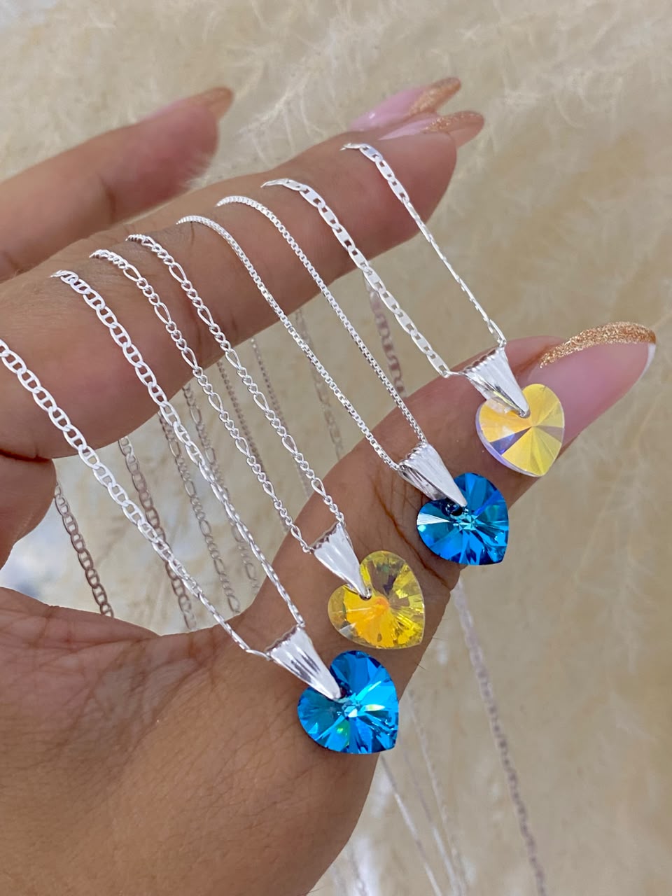 Cadena 45cm + dije corazon